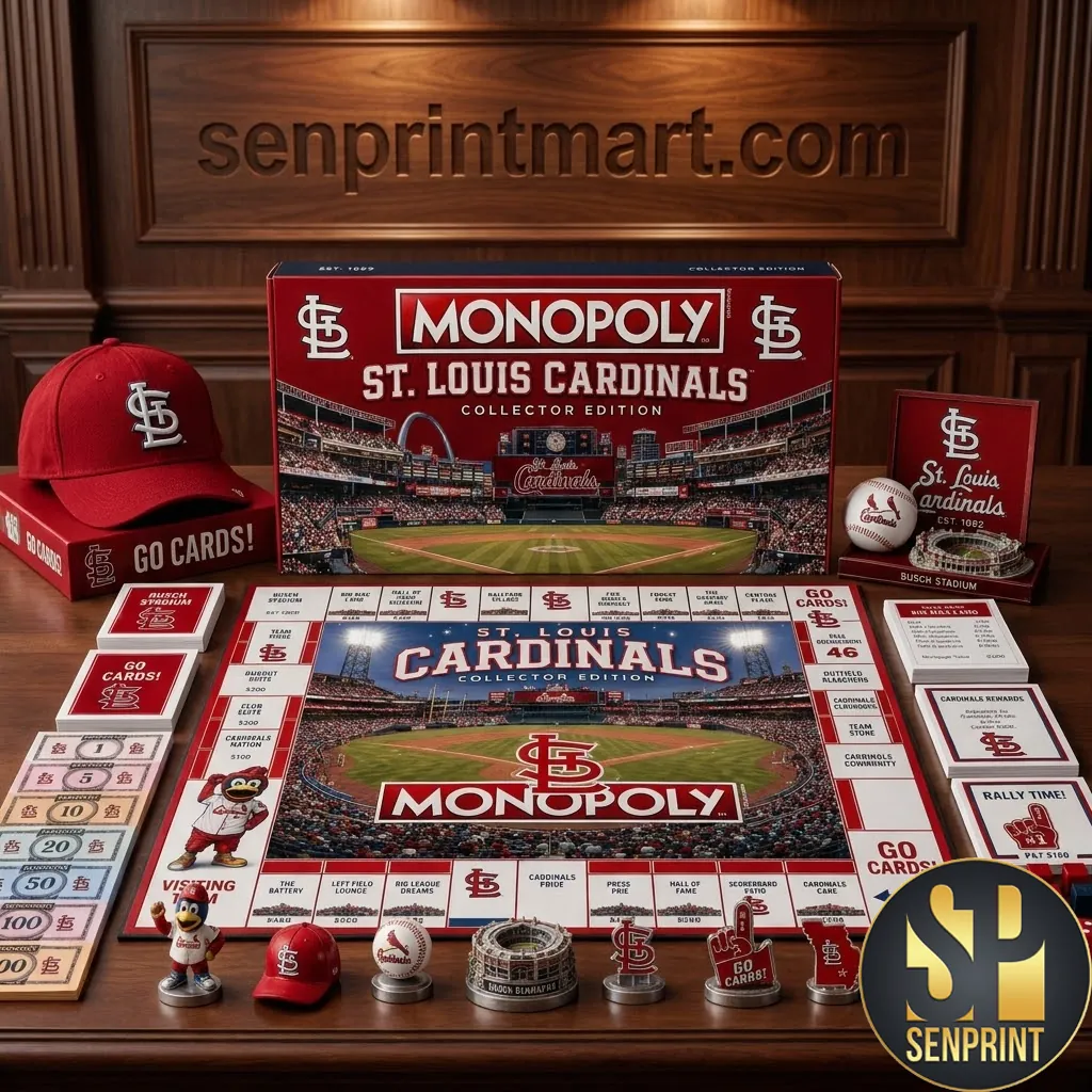 St. Louis Cardinals Monopoly Collector Edition Baseball Board Game