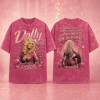 Dolly Parton Find Out Who You Are On Purpose Vintage Pink Mineral Wash Graphic T-Shirt