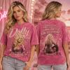 Dolly Parton Find Out Who You Are On Purpose Vintage Pink Mineral Wash Graphic T-Shirt