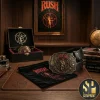 Rush 2112 The Temples Of Syrinx Premium Leather Belt Rush 2112 The Temples Of Syrinx Premium Leather Belt