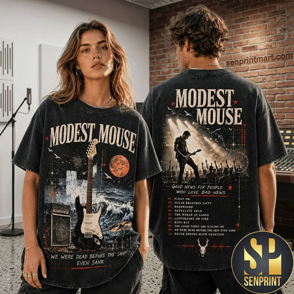 Modest Mouse Good News For People Who Love Bad News Vintage Graphic T-Shirt