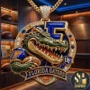 Georgia Bulldogs Collector Edition Luxury Crystal Mascot Pendant Necklace