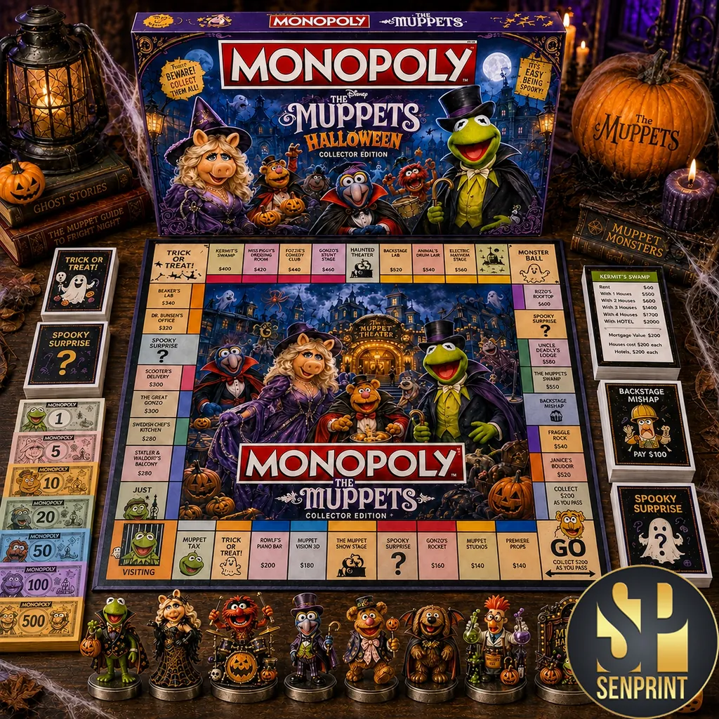 Monopoly The Muppets Halloween Collector Edition Spooky Family Board Game