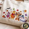 Winnie the Pooh and Friends Halloween Embroidered Crewneck Sweatshirt Winnie the Pooh and Friends Halloween Embroidered Crewneck Sweatshirt