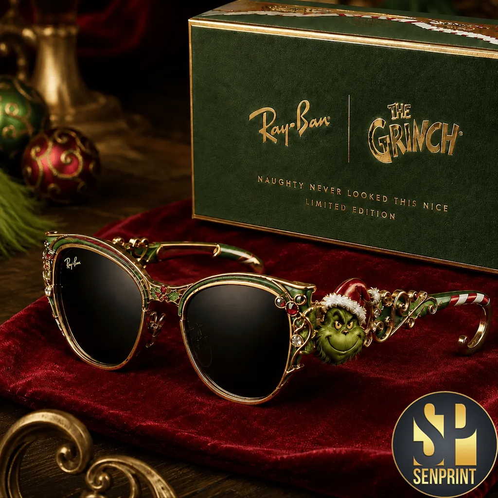 Ray-Ban The Grinch Limited Edition Naughty Never Looked This Nice Sunglasses