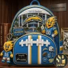 New England Patriots Gillette Stadium Loungefly Style 3D Mascot Mini Backpack New England Patriots Gillette Stadium Loungefly Style 3D Mascot Mini Backpack