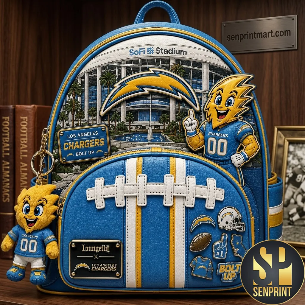 Los Angeles Chargers Bolt Up SoFi Stadium Premium Mini Backpack