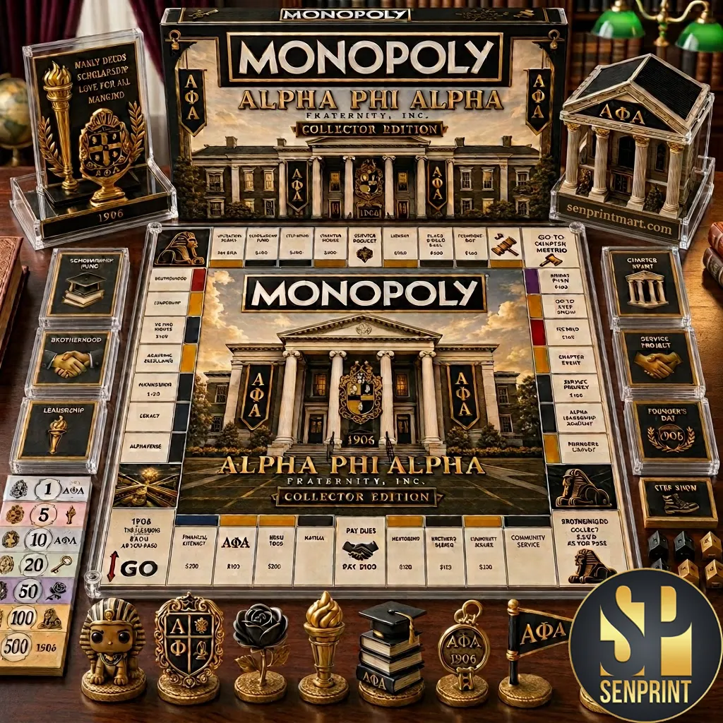 Alpha Phi Alpha Fraternity Collector Edition Luxury Board Game