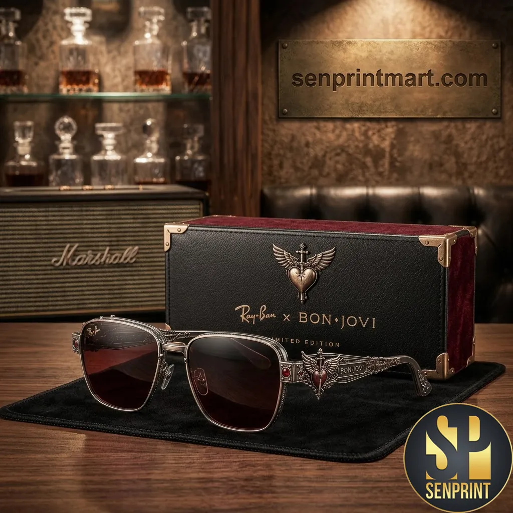 Ray-Ban x Bon Jovi Limited Edition Gothic Rock Sunglasses