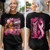 Dallas Cowboys Dak Prescott and DaRon Bland Funny Drinking and Middle Finger Graphic T-Shirt
