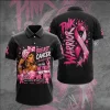 Black Woman Breast Cancer Awareness Pink Ribbon Pink Warrior Graphic T-Shirt