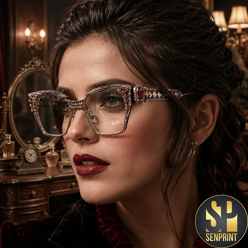 Ray-Ban Gothic Baroque Ornate Gold Filigree Luxury Sunglasses