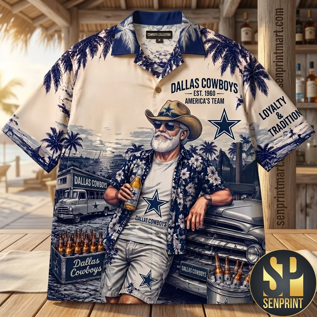 Dallas Cowboys Est 1960 America’s Team Vintage Hawaiian Shirt