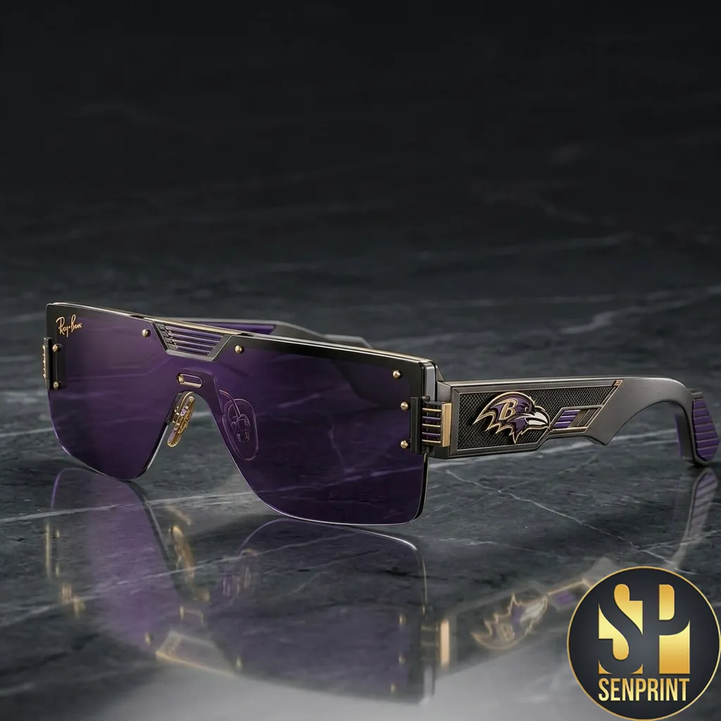 Baltimore Ravens Premium Unisex Shield Sunglasses
