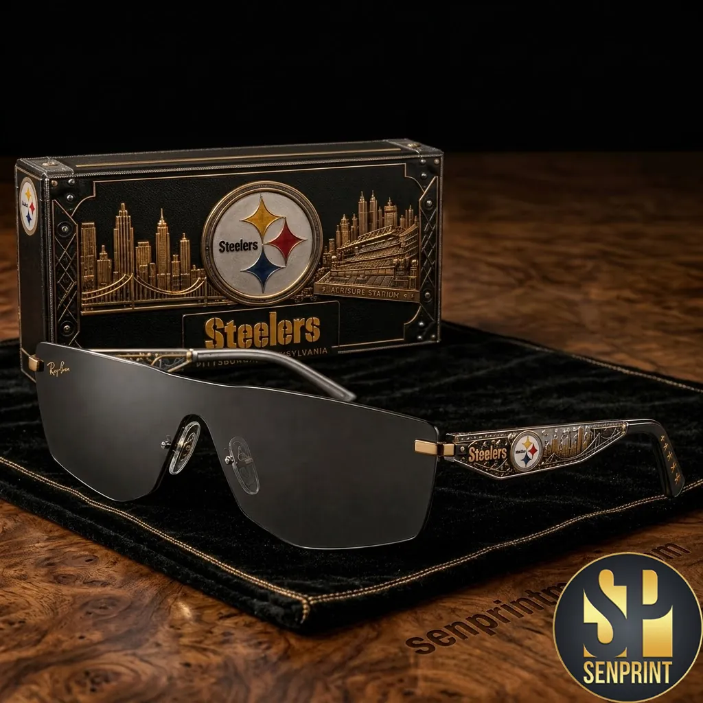 Pittsburgh Steelers Premium Limited Edition Shield Sunglasses