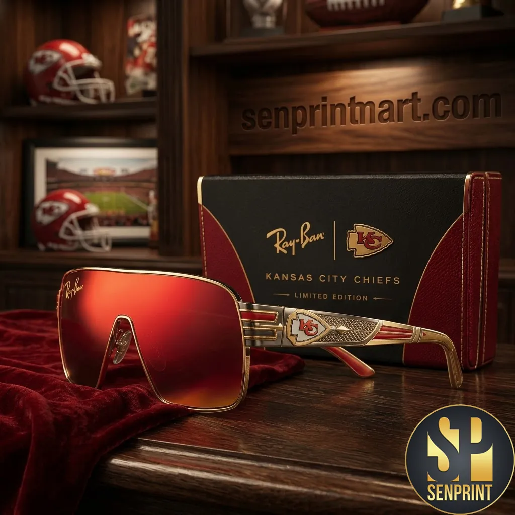 Kansas City Chiefs Ray-Ban Limited Edition Premium Unisex Sunglasses