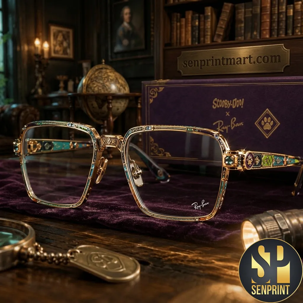 Scooby-Doo x Ray-Ban Limited Edition Luxury Gold Unisex Sunglasses
