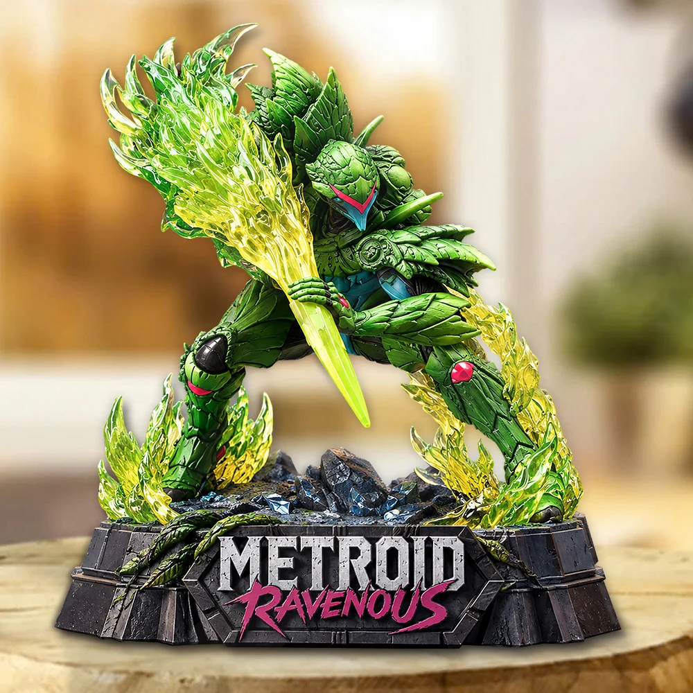 Metroid Ravenous 3D Effect Collectible Gaming Desk Display Custom Shape Acrylic Plaque