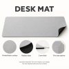 Cozy Rainy Forest Cabin Tent Camping Aesthetic Nature Landscape Desk Mat
