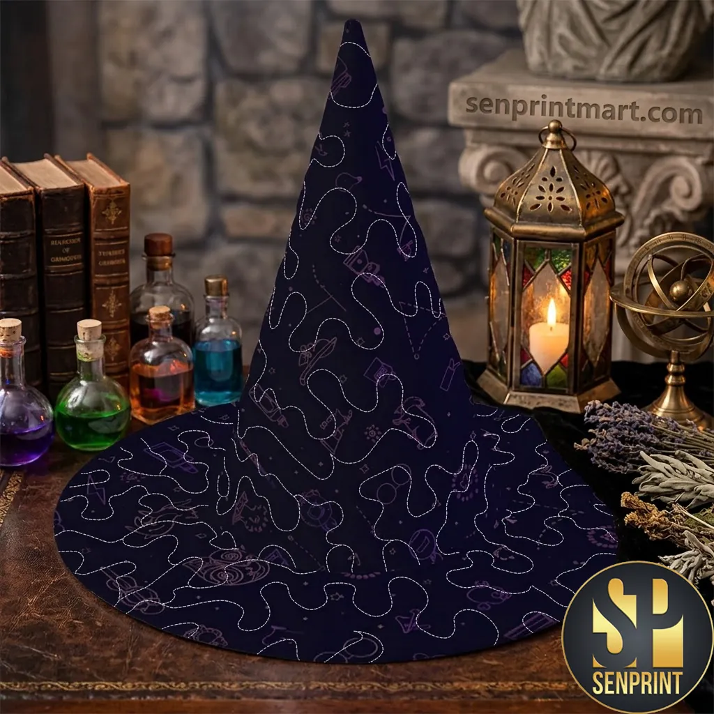 Harry Potter 25th Anniversary Quilted Pattern Witch Hat