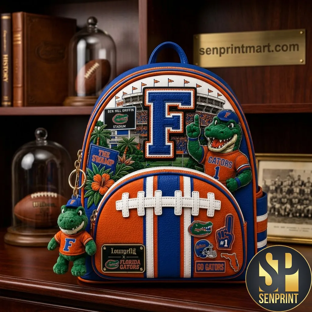 Florida Gators The Swamp Stadium Premium 3D Mascot Mini Backpack