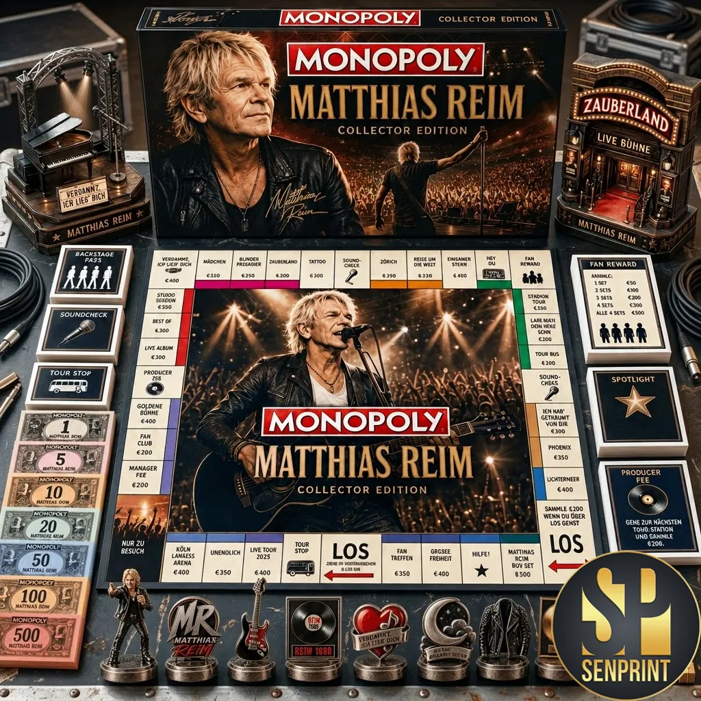 Matthias Reim Collector Edition Custom Monopoly Board Game