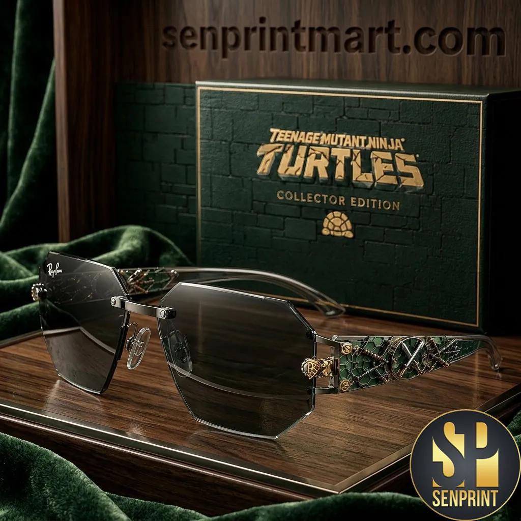 Teenage Mutant Ninja Turtles Collector Edition Premium Rimless Sunglasses