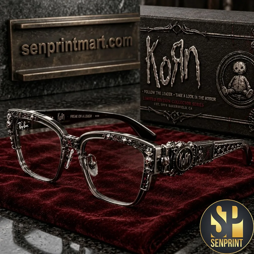 Korn Freak On A Leash Limited Edition Engraved Gothic Sunglasses