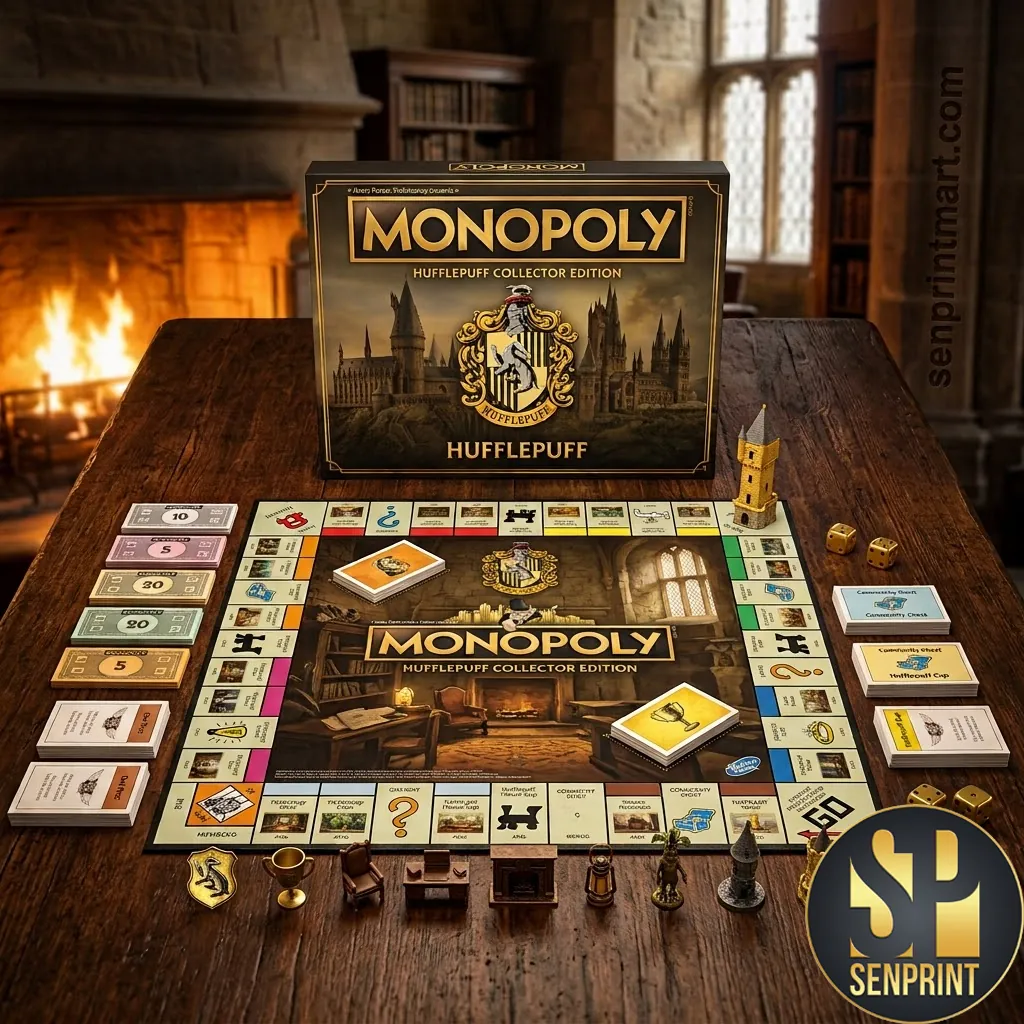 Harry Potter Hufflepuff Collector Edition Monopoly Board Game