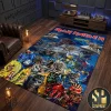 Snoopy and Friends Cartoon Grey Living Room Foldable Rectangular Rug Snoopy and Friends Cartoon Grey Living Room Foldable Rectangular Rug