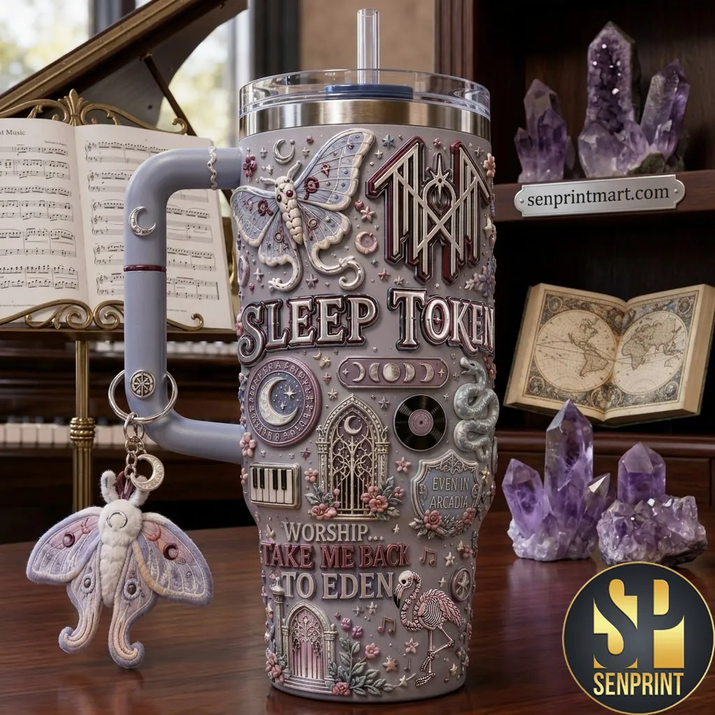 Sleep Token Take Me Back To Eden 40oz Insulated Tumbler