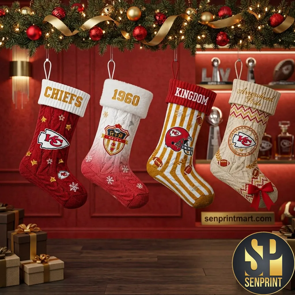 Kansas City Chiefs Limited Edition Christmas Holiday Stocking