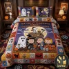 Hocus Pocus Broom Repair Halloween Themed Bedding Set