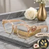 Bridgerton Inspired Dearest Reader Luxury Gold Filigree Sunglasses Bridgerton Inspired Dearest Reader Luxury Gold Filigree Sunglasses