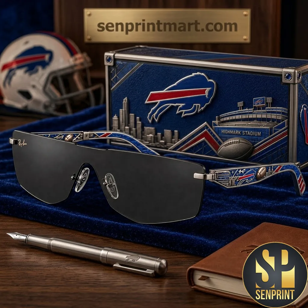 Buffalo Bills Highmark Stadium Edition Premium Rimless Sunglasses