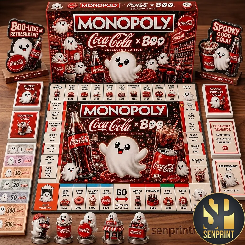 Monopoly Coca-Cola Boo Collector Edition Board Game