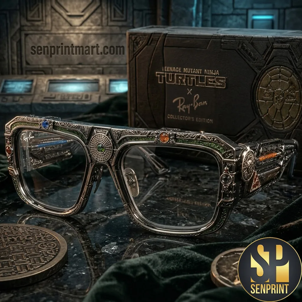 Teenage Mutant Ninja Turtles x Ray-Ban Collector’s Edition Premium Carved Sunglasses