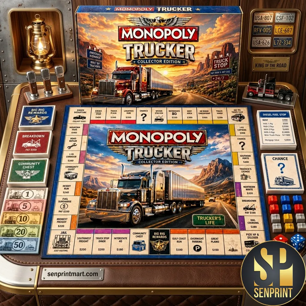 Monopoly Trucker Collector Edition Premium Board Game