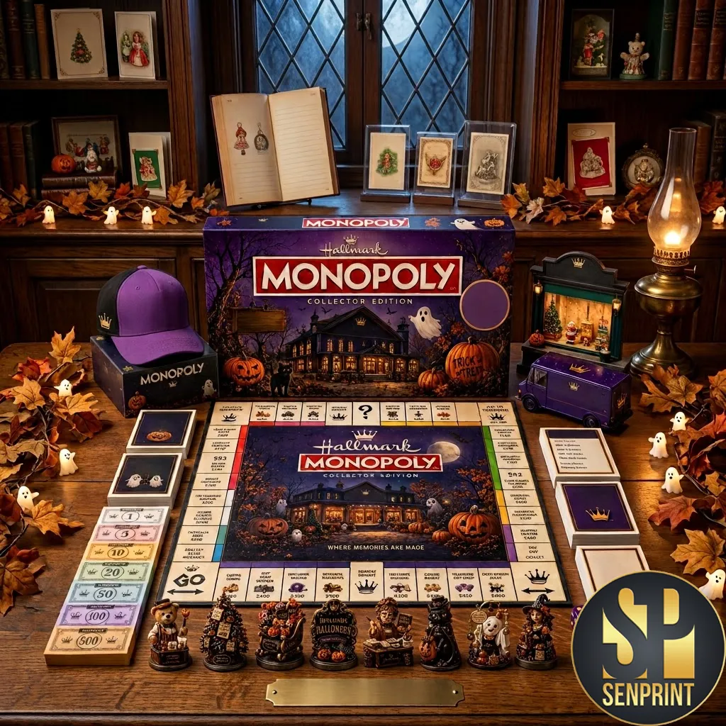 Hallmark Monopoly Collector Edition Halloween Themed Board Game