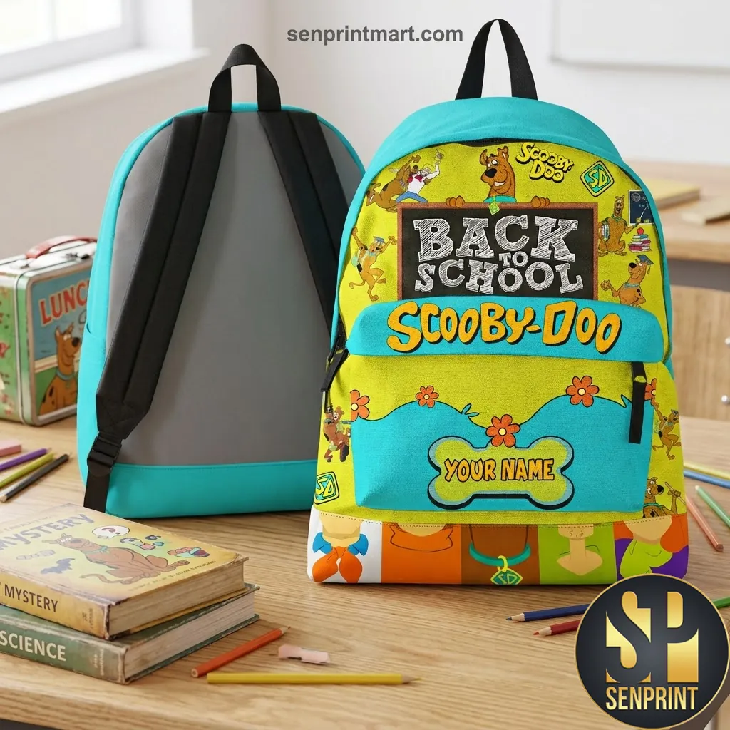 Scooby Doo Back To School Personalized Kids Backpack