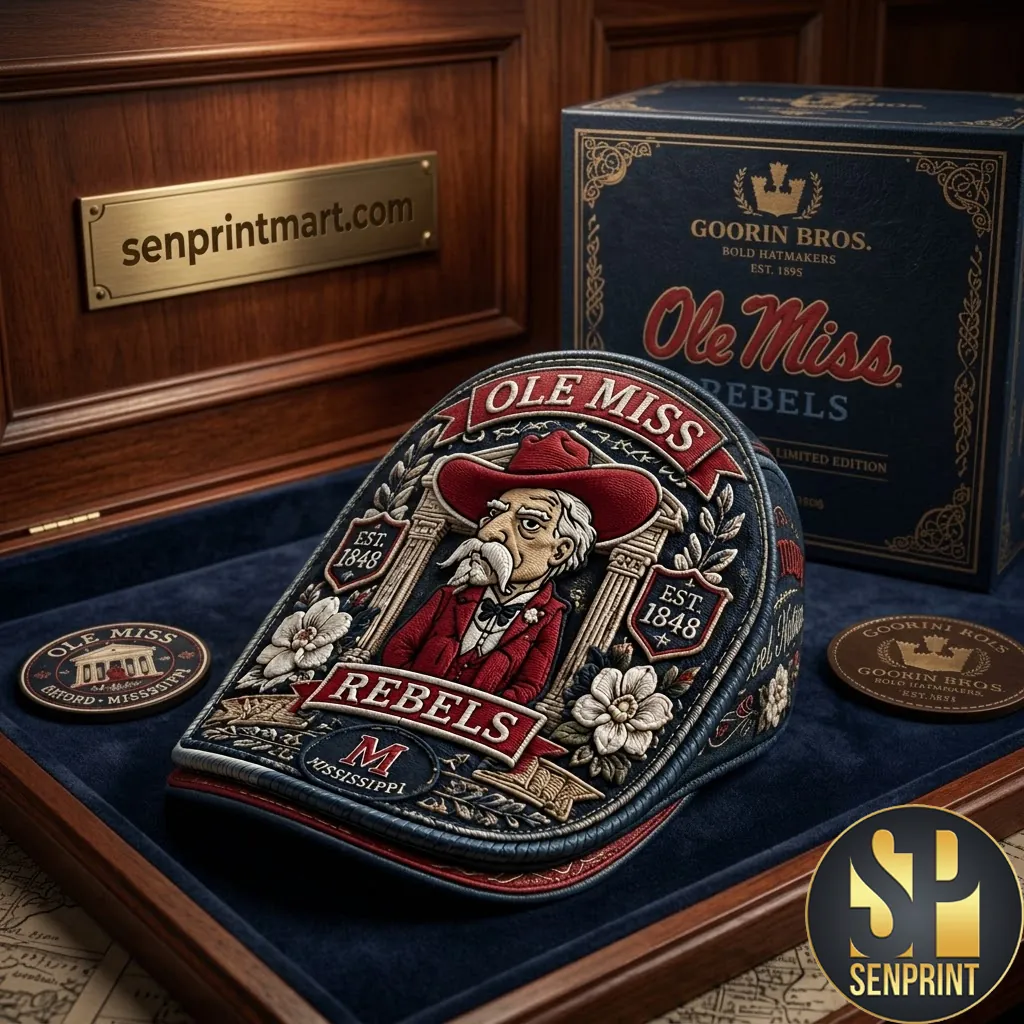Ole Miss Rebels Goorin Bros Limited Edition Embroidered Cap
