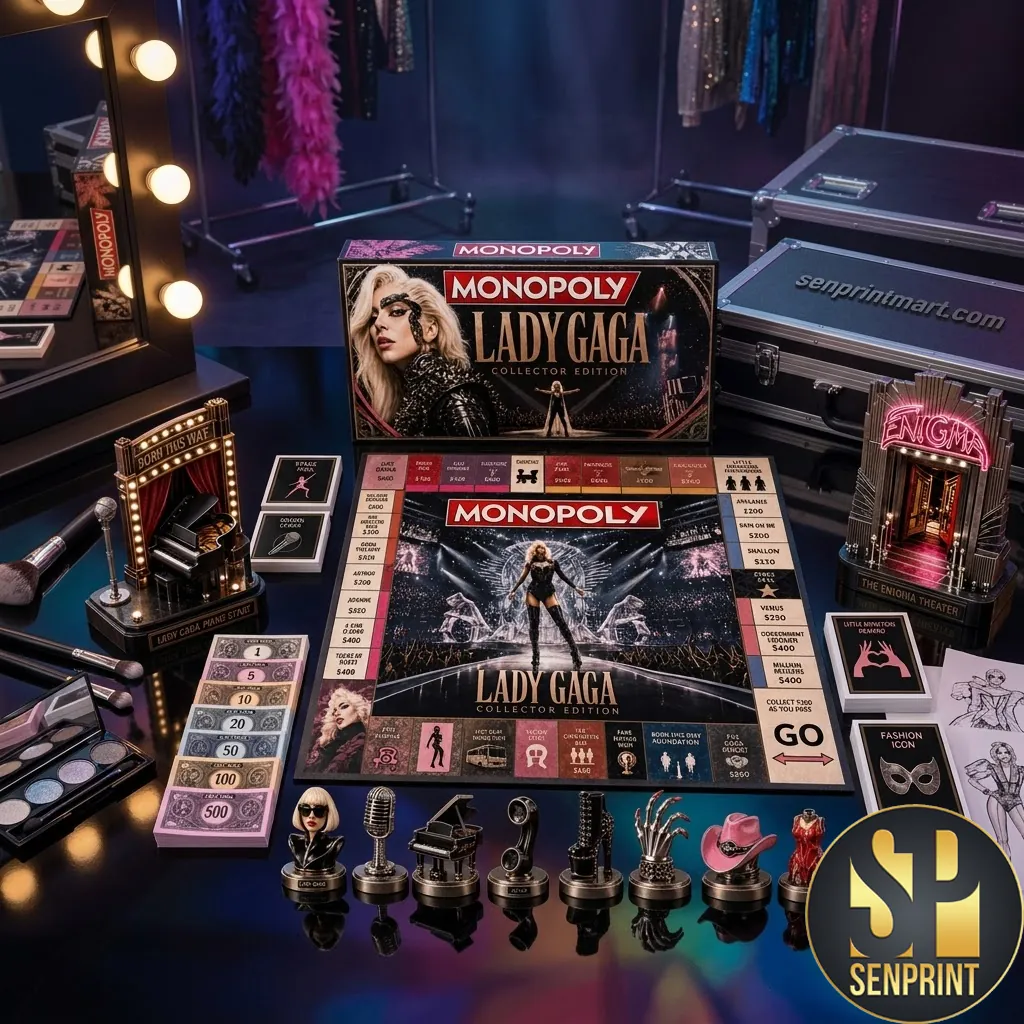 Lady Gaga Monopoly Collector Edition Premium Board Game