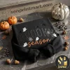 Halloween Skeleton Cat Pumpkin Embroidered Sweatshirt Halloween Skeleton Cat Pumpkin Embroidered Sweatshirt