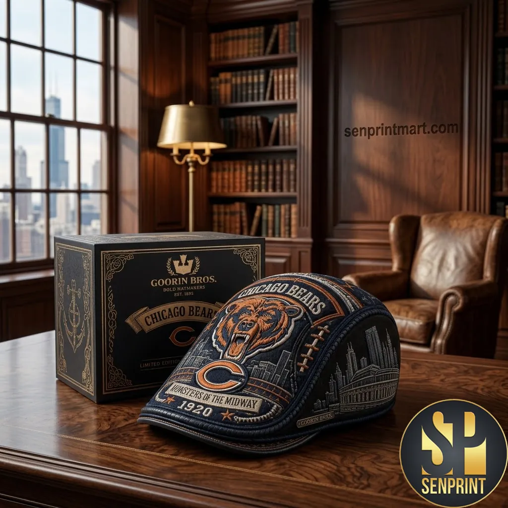 Chicago Bears Monsters Of The Midway Limited Edition Flat Cap