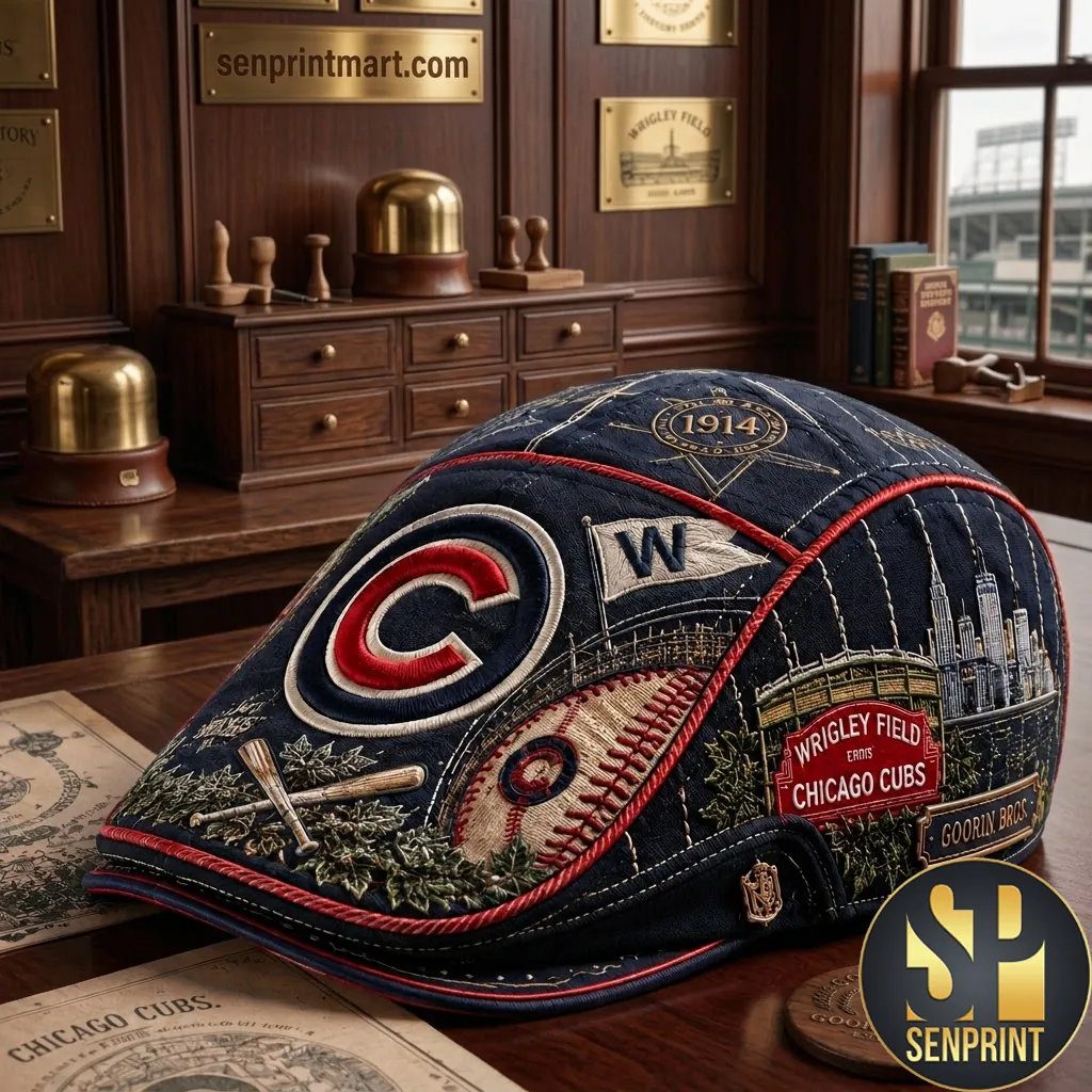 Chicago Cubs Wrigley Field 1914 Commemorative Embroidered Cap