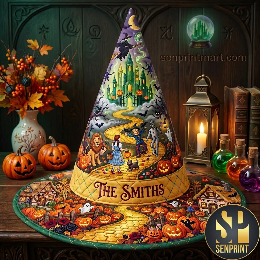 Wizard Of Oz Halloween Personalized Witch Hat