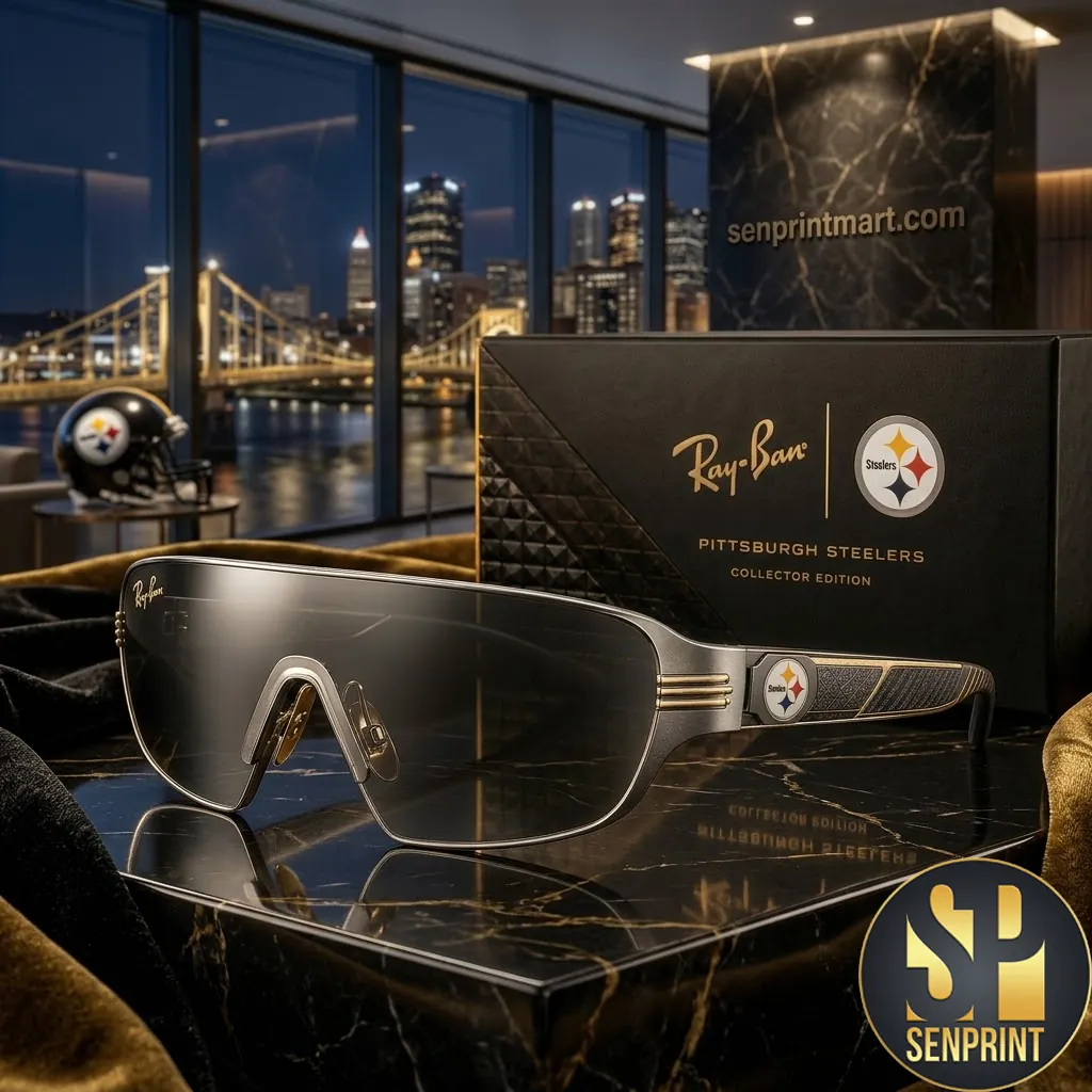 Pittsburgh Steelers Collector Edition Premium Shield Sunglasses