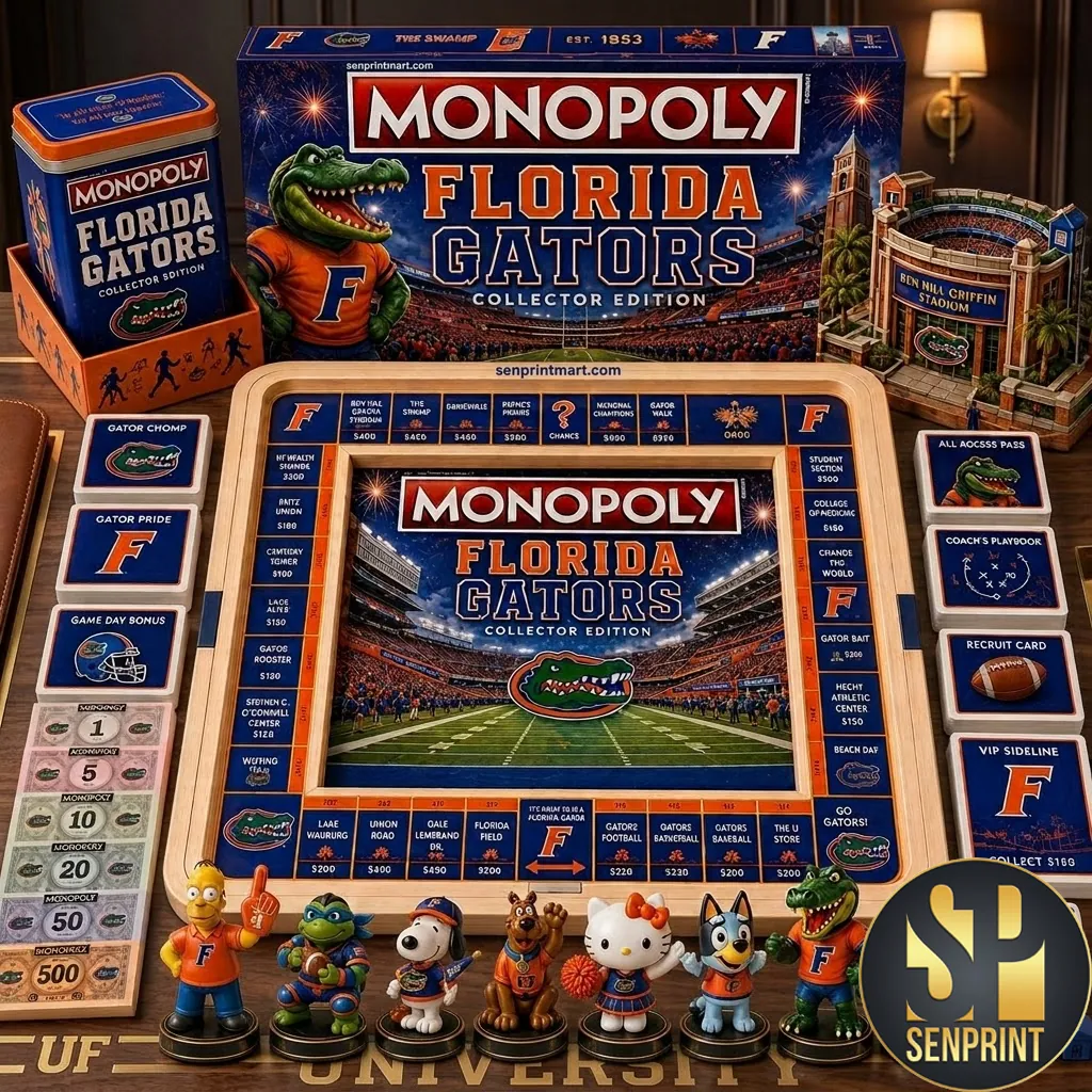 Florida Gators Monopoly Collector Edition Board Game