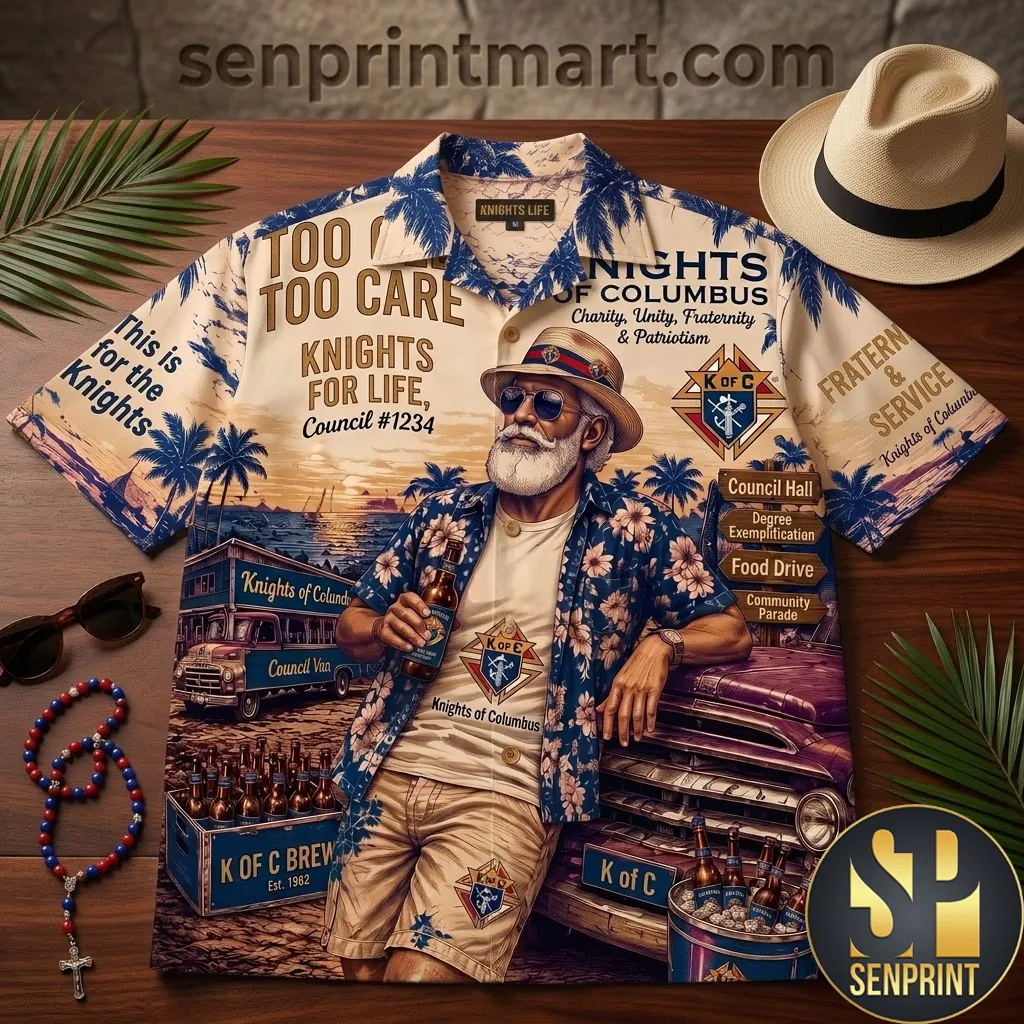 Knights Of Columbus Charity Unity Fraternity Premium Hawaiian Shirt