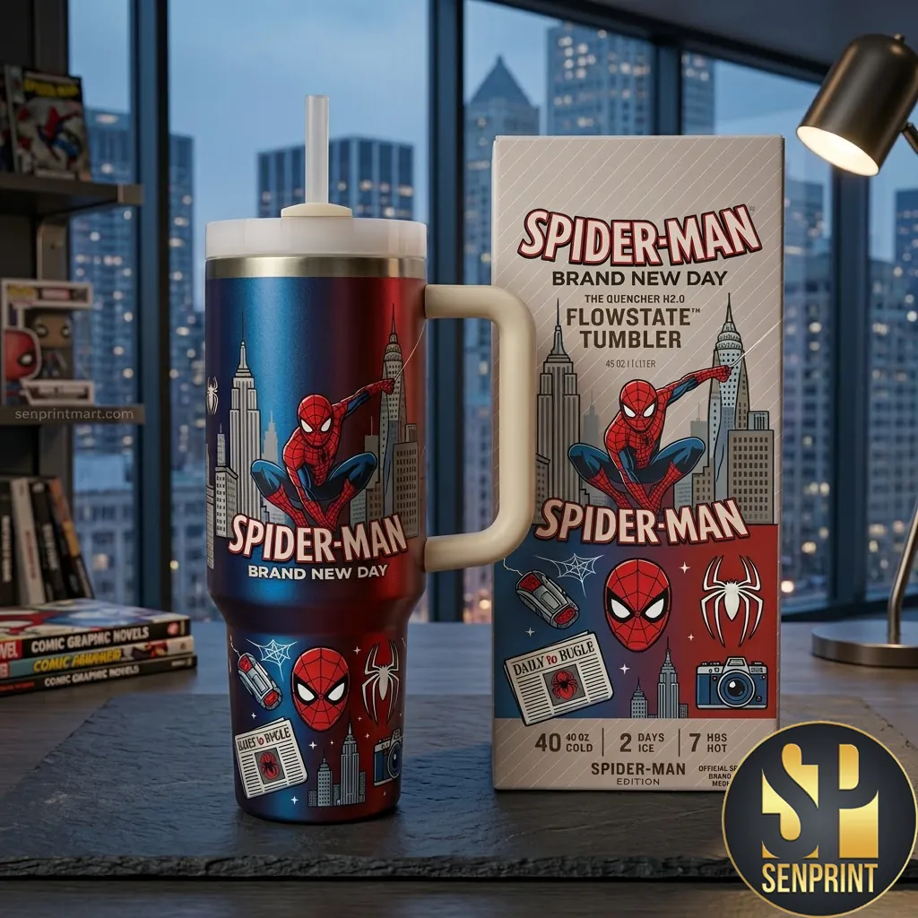 Spider-Man Brand New Day 40oz Insulated Stainless Steel Tumbler